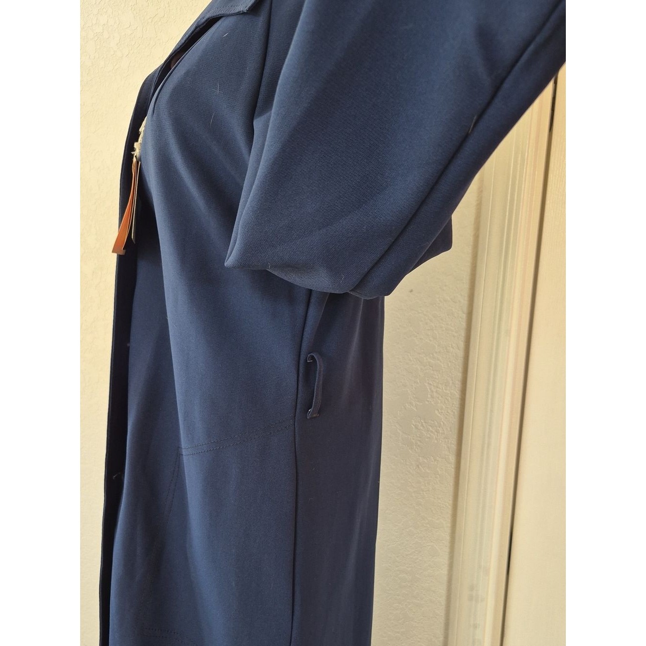 Dupont Zepel Vtg. Rain/ Stain Repeller Trench Sz Large — image 8 of 8